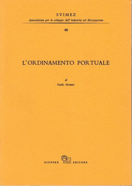 L'ordinamento portuale