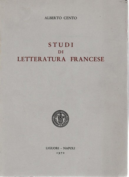 Studi di letteratura Francese