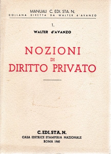 Nozioni di Diritto Privato