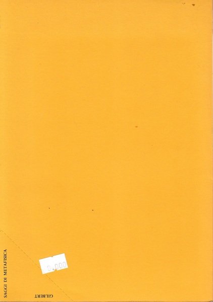 Saggi di metafisica II (1995)