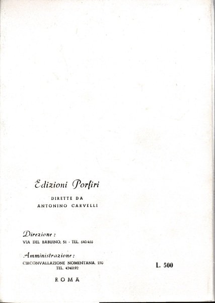 Soliloqui. Liriche (1944-1956)
