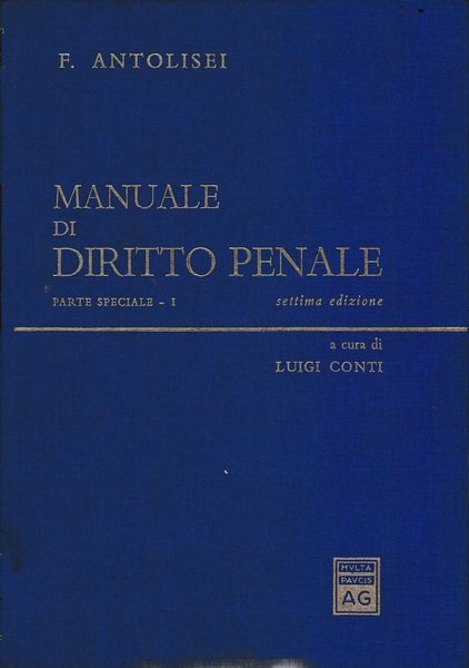 Manuale di diritto penale. Parte speciale - 1