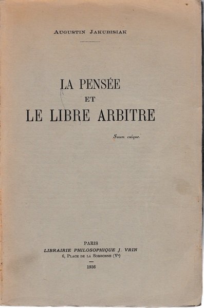 La pensée et le libre arbitre | Immagine principale
