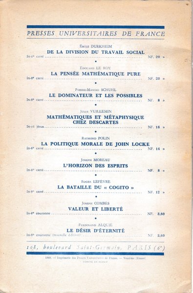 Les études philosophiques. L'étre n. 2. Pubblicazione trimestrale | Immagine Gallery 2
