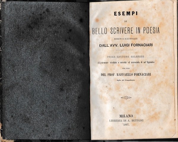 Esempi di bello scrivere in poesia