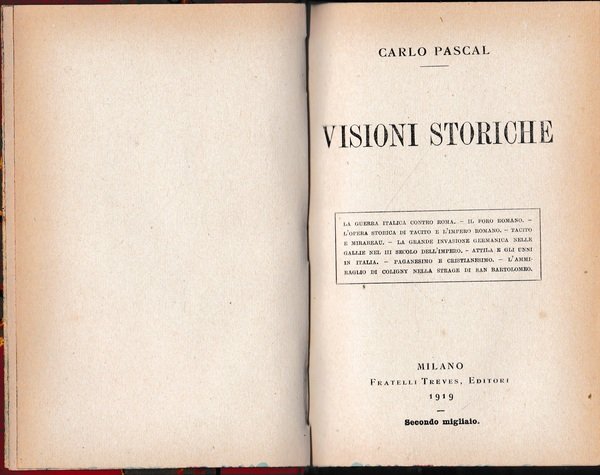 Visioni storiche