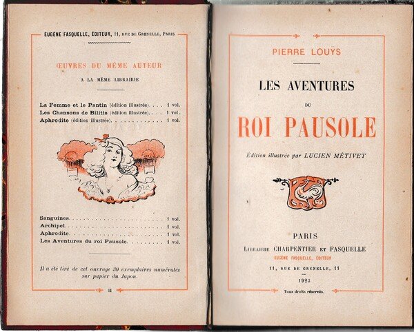 Les aventures du Roi Pausole