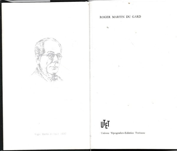 Roger Martin Du Gard. Premio Nobel 1937