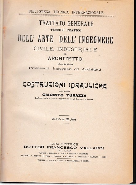 Trattato generale teorico pratico dell'arte dell'ingegnere civile, industriale ed architetto. … | Immagine principale