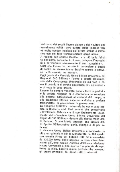 Una destra mano vibrata dallo Spirito santo parla, dipinge, scrive …