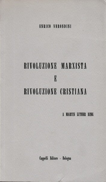 Rivoluzione Marxista e rivoluzione cristiana. A Martin Luther King | Immagine principale