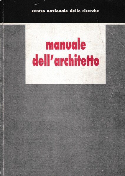 Manuale dell'architetto