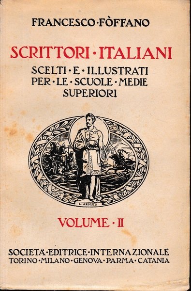 Scrittori Italiani, volume II^ | Immagine principale