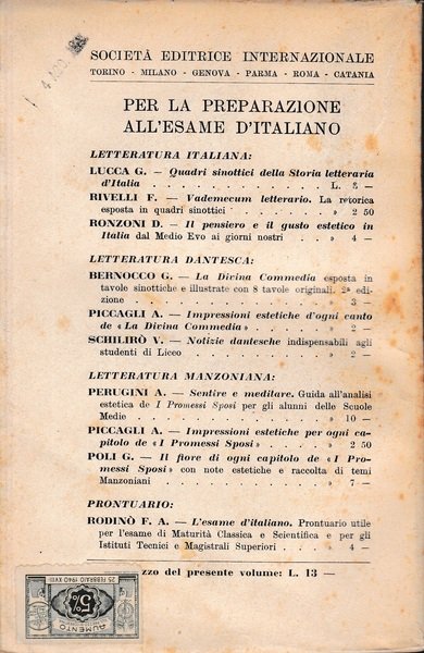 Scrittori Italiani, volume II^ | Immagine Gallery 2