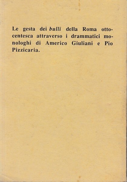 Monologhi Romaneschi | Immagine principale