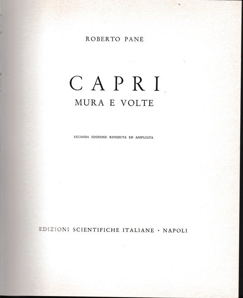 Capri. Mura e volte | Immagine principale