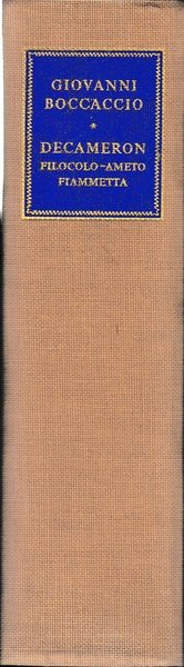 La letteratura italiana. Storia e testi.  Volume 8. Decameron, Filocolo - Amleto - Fiammetta