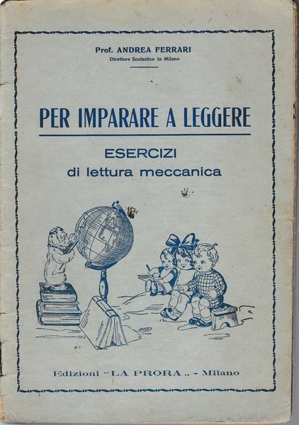 Per imparare a leggere. Esercizi di lettura meccanica | Immagine principale