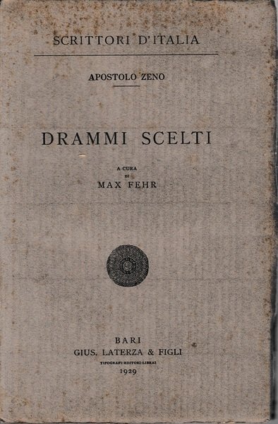 Drammi scelti | Immagine principale