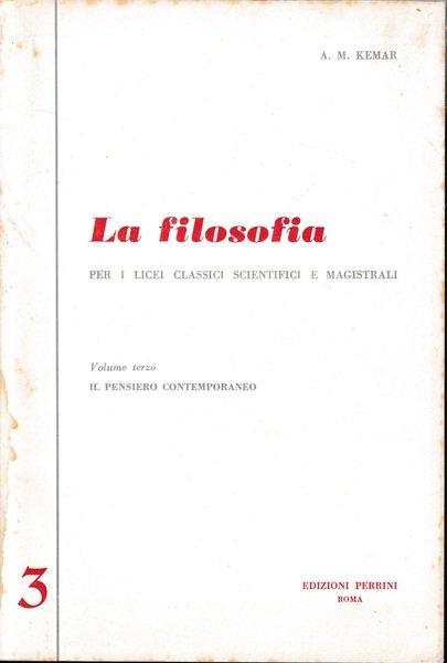 La filosofia, volume terzo