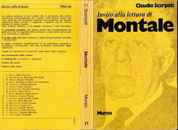 Invito alla lettura di Eugenio Montale