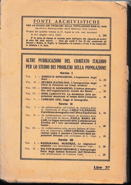 Il fattore demografico nell'organizzazione sociale dei Bantu. | Immagine Gallery 2