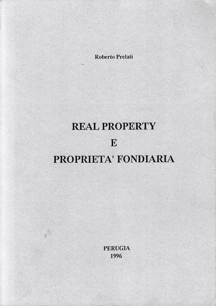 Real Property e Proprietà Fondiaria | Immagine principale