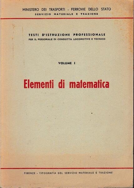 Testi d'istruzione professionale per il personale di condotta delle locomotive …