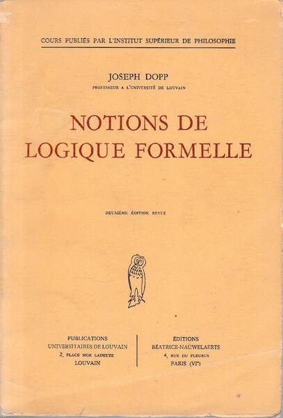 Notions de logique formelle