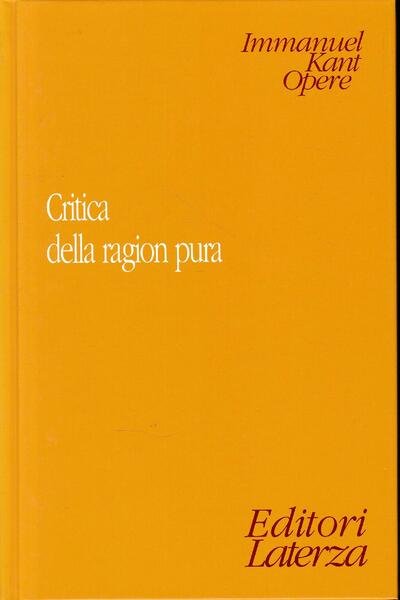 Critica della ragion pura
