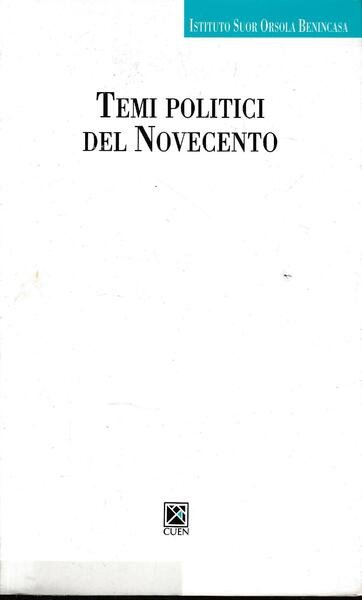 Temi politici del Novecento