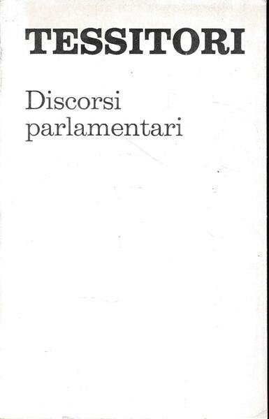 Discorsi parlamentari