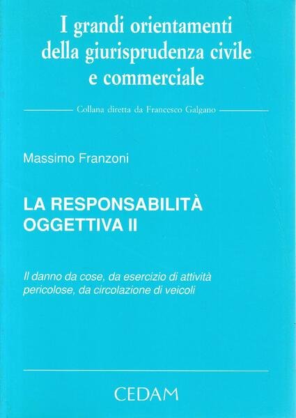 La responsabilità oggettiva. Il danno da cose, da esercizio di … | Immagine principale