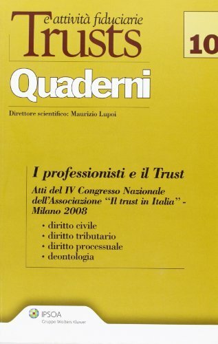 I professionisti e il trust