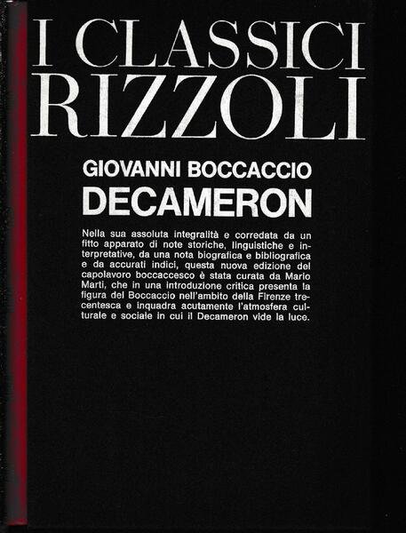 Giovanni Boccaccio Decameron