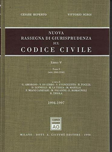 Nuova rassegna di giurisprudenza sul Codice civile. Aggiornamento 1994-1997 (Artt. … | Immagine principale