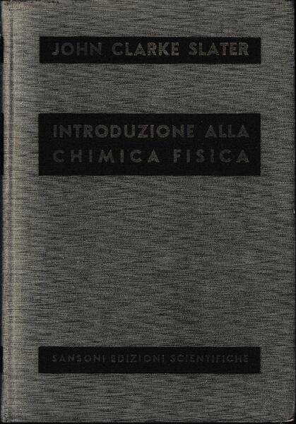 Educazione alla Chimica Fisica