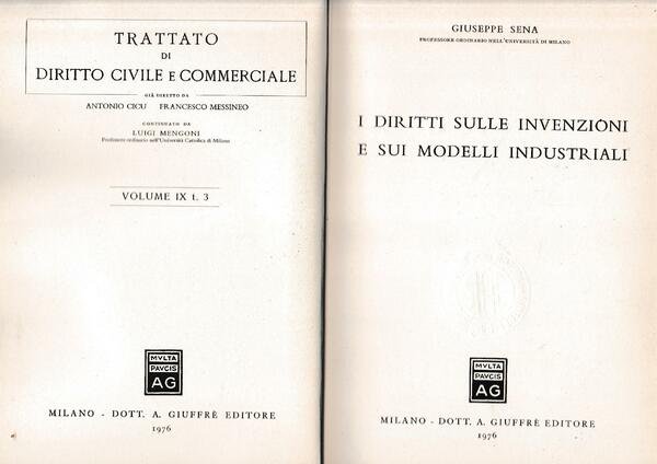 Trattato di Diritto Civile e Commerciale, volume IX, tomo 3. …