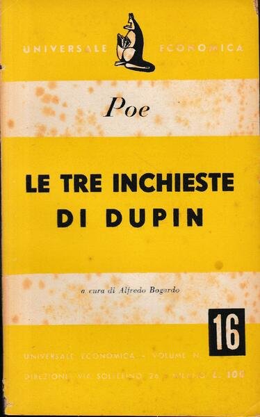 Le tre inchieste di Dupin | Immagine principale