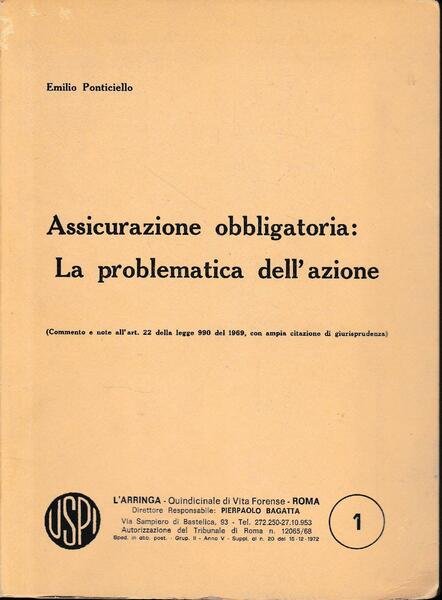 Assicurazione obbligatoria: La problematica dell'azione