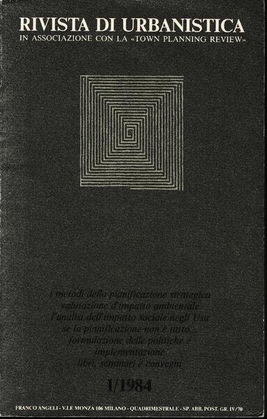 Rivista di urbanistica, vol. 1, n. 1, 1984