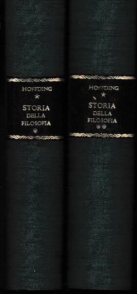 Storia della filosofia moderna, due volumi.