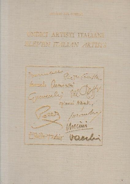 Undici artisti italiani - Eleven italian artists. Lingua Italiano e … | Immagine principale