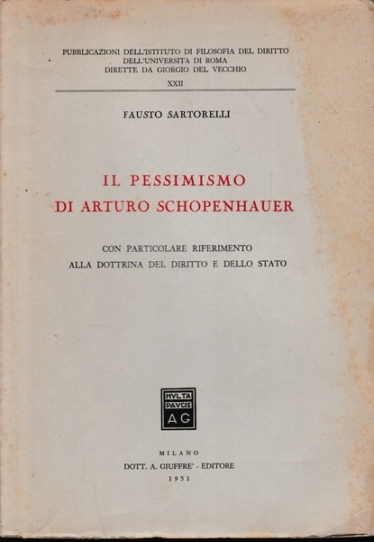 Il pessimismo di Arturo Schopenhauer
