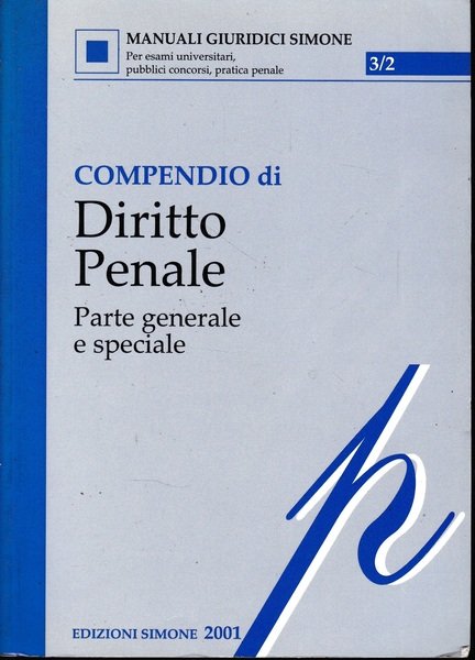 Compendio Di Diritto Penale. Parte generale e speciale | Immagine principale
