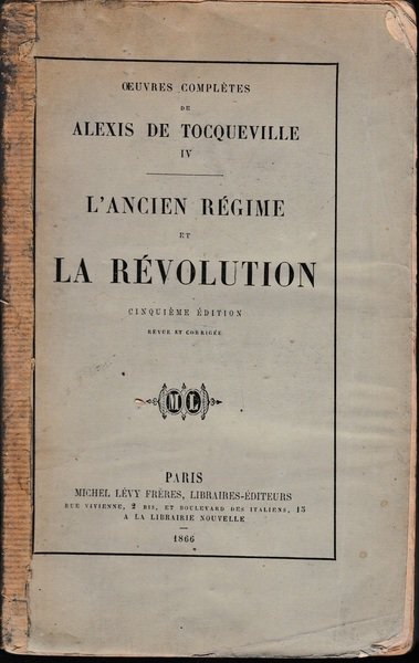 L'ancien Régime et la Révolution