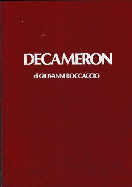 Decameron, tre volumi.