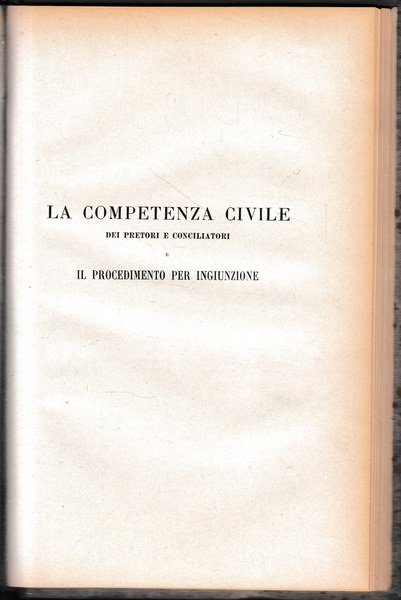 Manuale della Procedura Civile. Vol. 2^. - La competenza civile … | Immagine Gallery 2