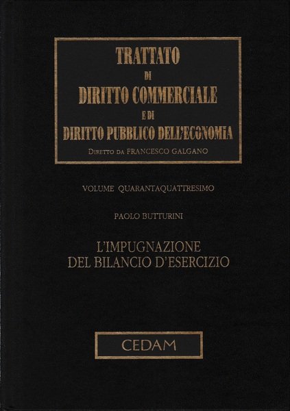 Trattato di Diritto Commerciale e di Diritto Pubblico dell'Economia. Impugnazione … | Immagine principale