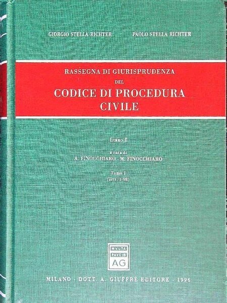 Rassegna di giurisprudenza del Codice di procedura civile. Artt. 1-98 … | Immagine principale